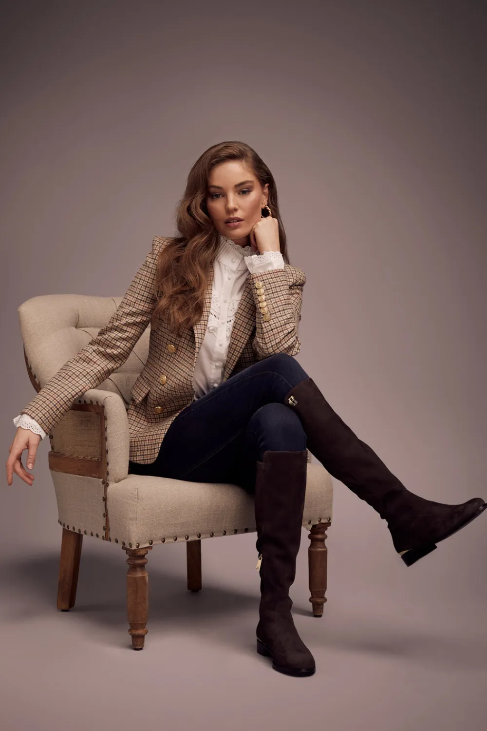 Women Holland Cooper Boots>Albany Knee Boot