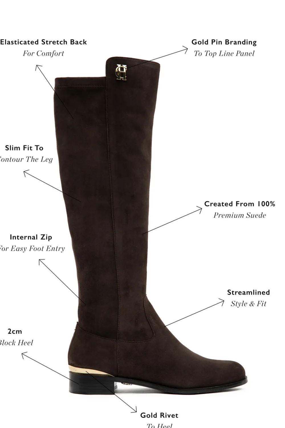Women Holland Cooper Boots>Albany Knee Boot