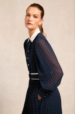 Women Holland Cooper Dresses>Annabel Pleated Maxi Dress