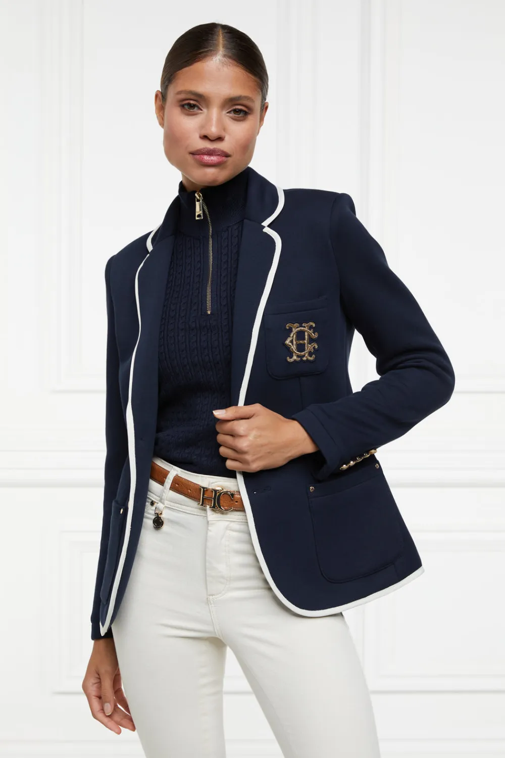 Women Holland Cooper Knitwear>Ava Quarter Zip Knit