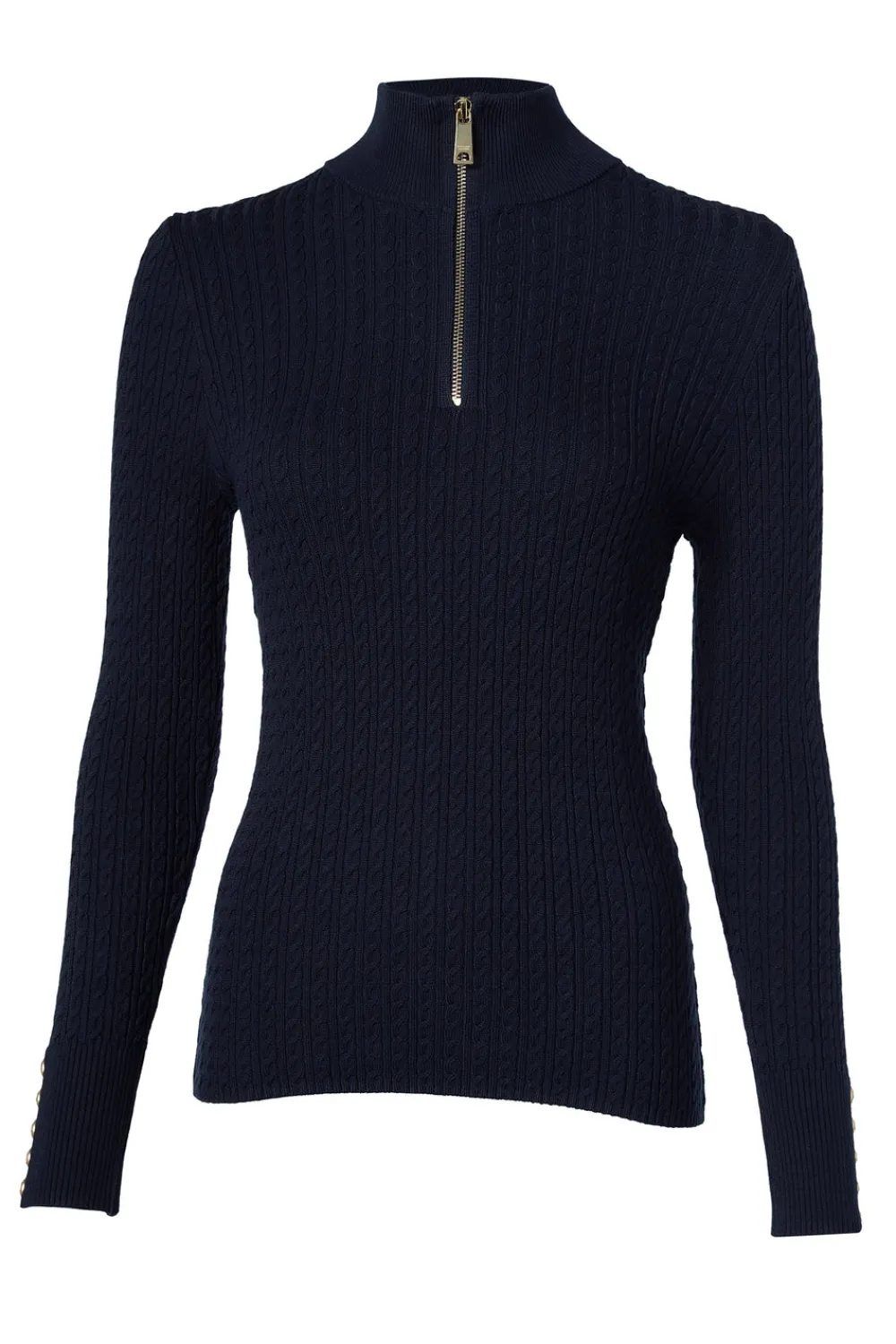 Women Holland Cooper Knitwear>Ava Quarter Zip Knit