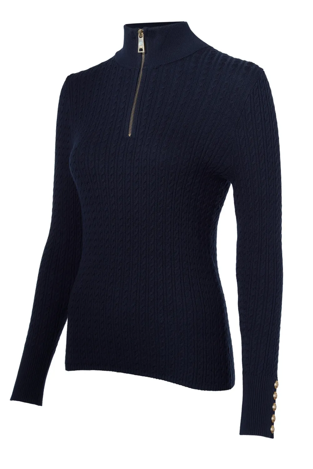 Women Holland Cooper Knitwear>Ava Quarter Zip Knit