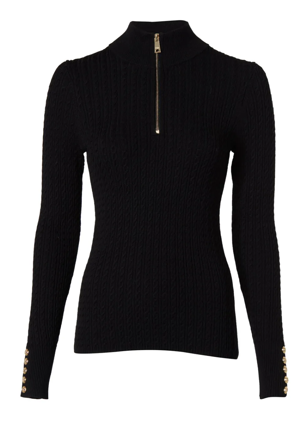Women Holland Cooper Knitwear>Ava Quarter Zip Knit
