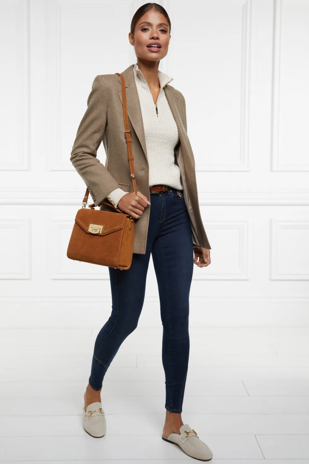Women Holland Cooper Knitwear>Ava Quarter Zip Knit