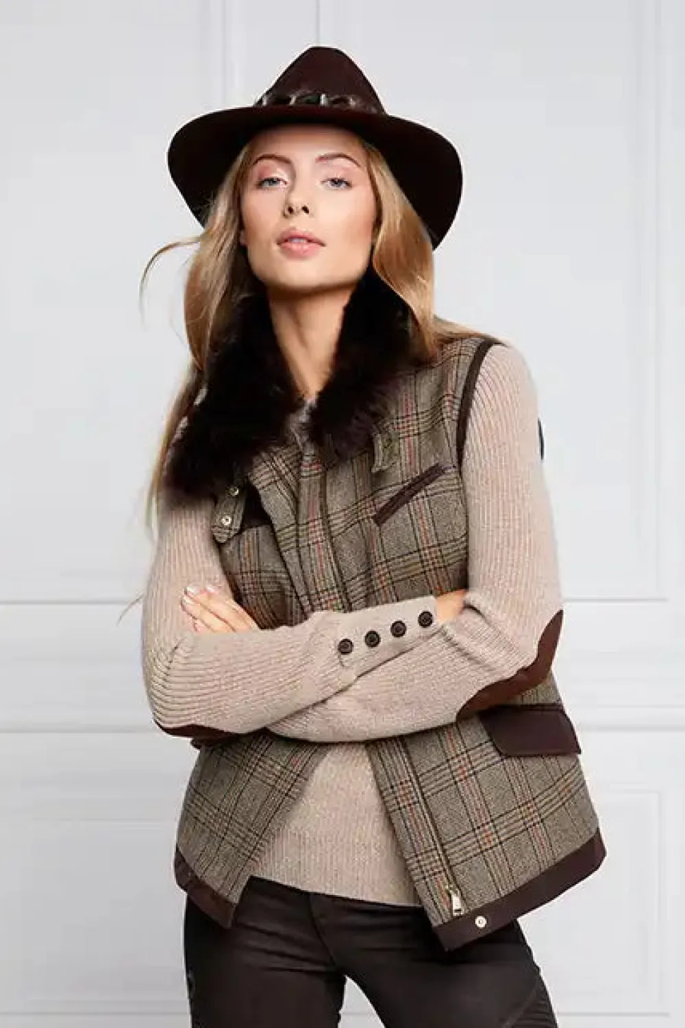 Women Holland Cooper Gilets|Tailoring>Aviator Gilet