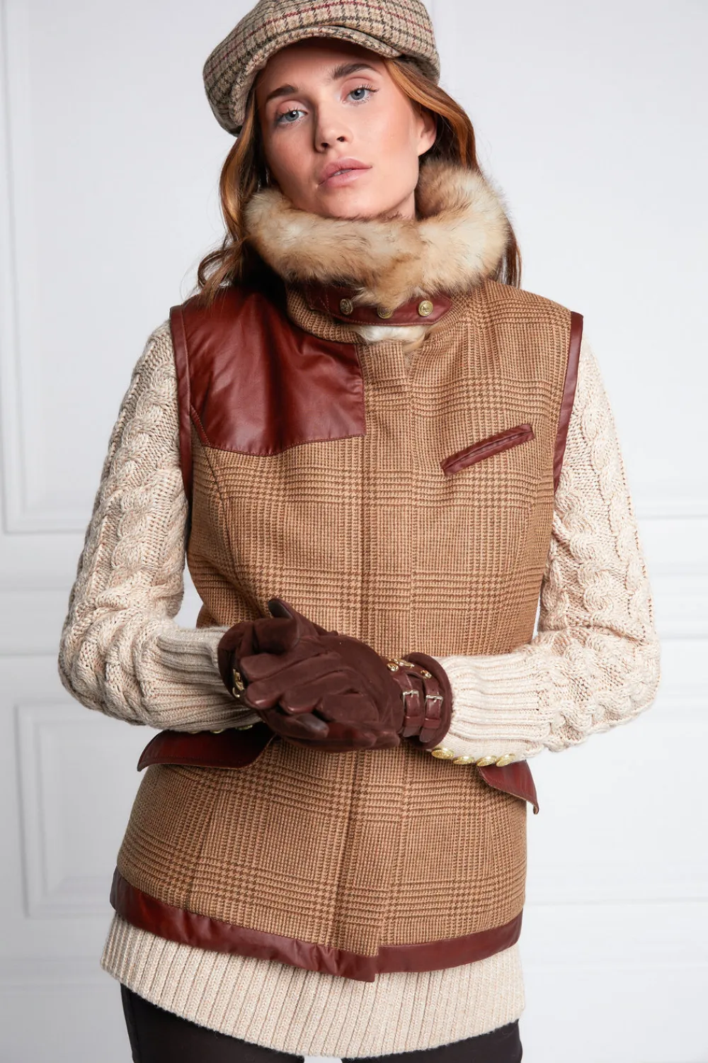 Women Holland Cooper Gilets|Tailoring>Aviator Gilet