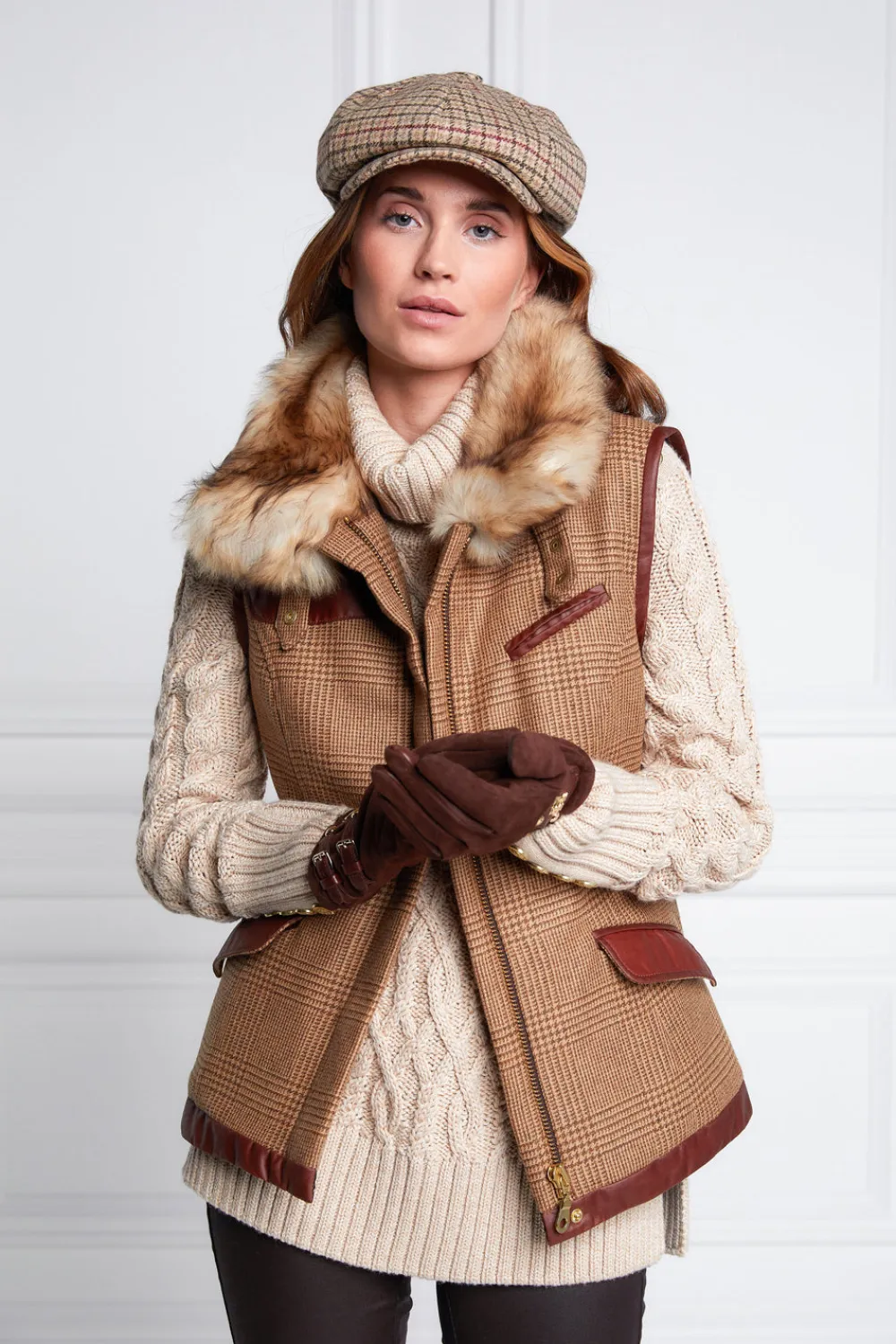 Women Holland Cooper Gilets|Tailoring>Aviator Gilet