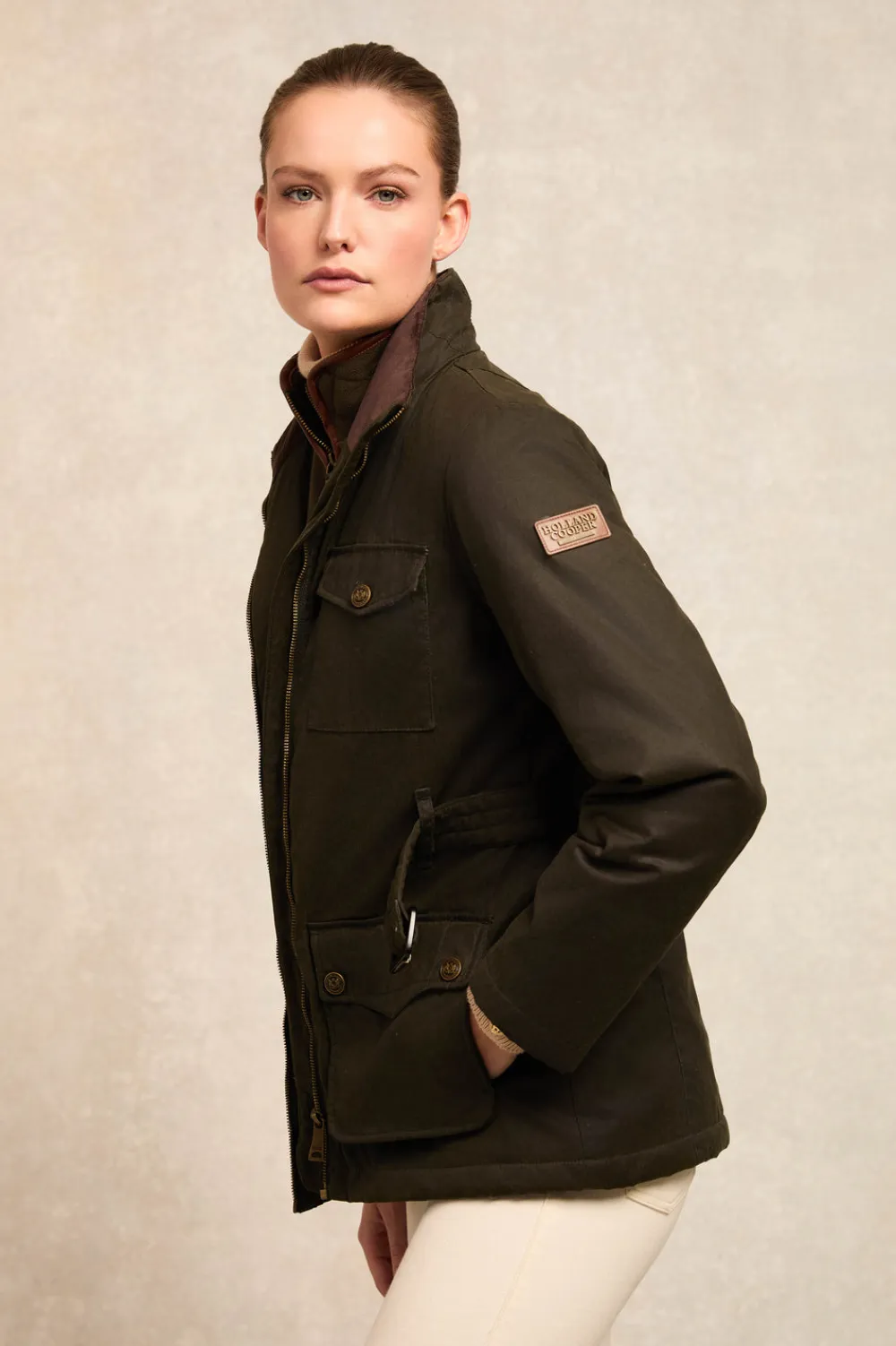 Women Holland Cooper Jackets>Belted Waxed Jacket