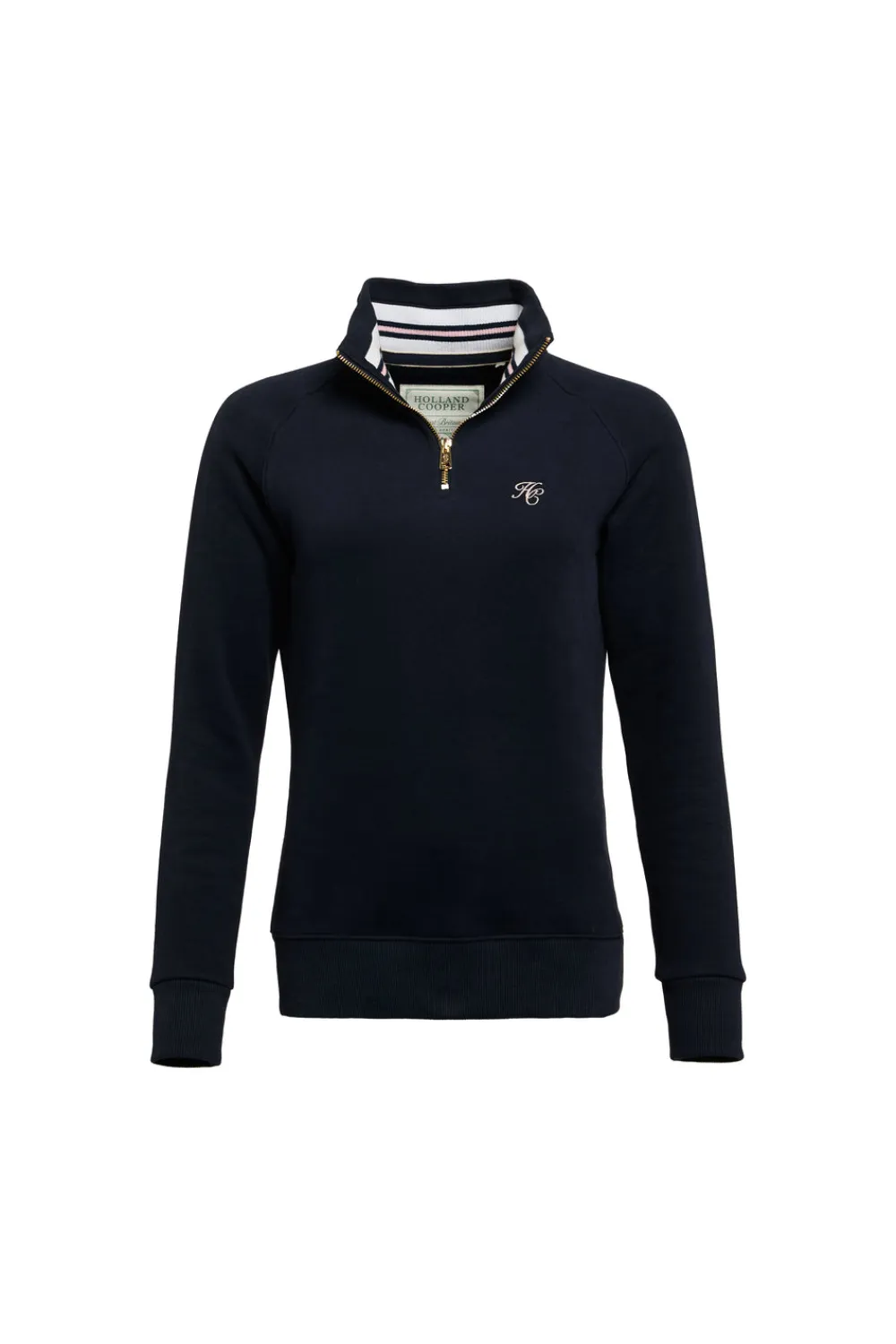 Women Holland Cooper Sweatshirts>Burford Quarter Zip Neck Sweat