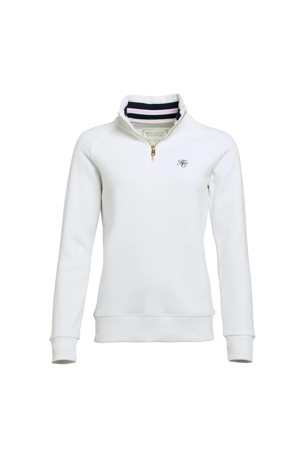 Women Holland Cooper Sweatshirts>Burford Quarter Zip Neck Sweat