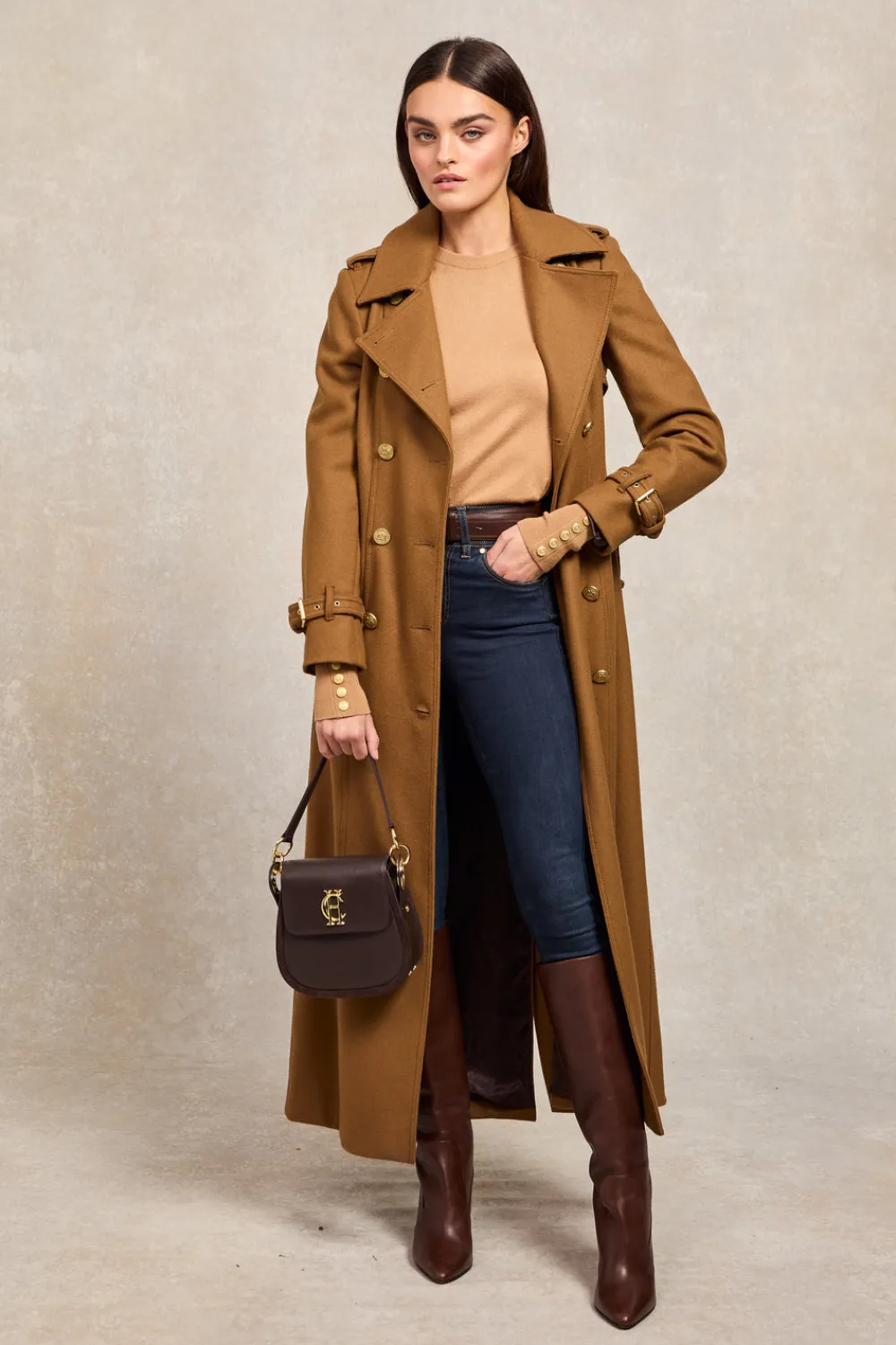 Women Holland Cooper Knitwear>Buttoned Knit Crew Neck