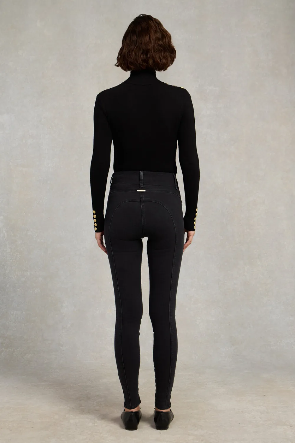 Women Holland Cooper Knitwear>Buttoned Knit Roll Neck