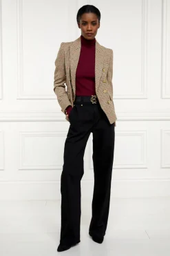 Women Holland Cooper Knitwear>Buttoned Knit Roll Neck