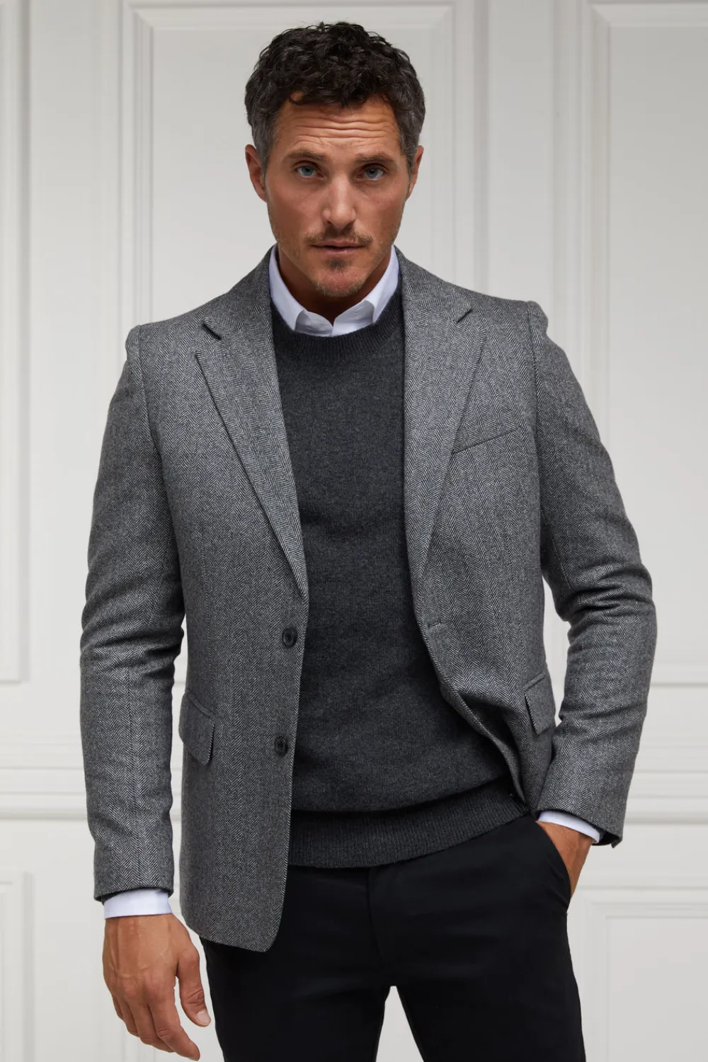 Holland Cooper Knitwear>Byron Crew Neck Knit