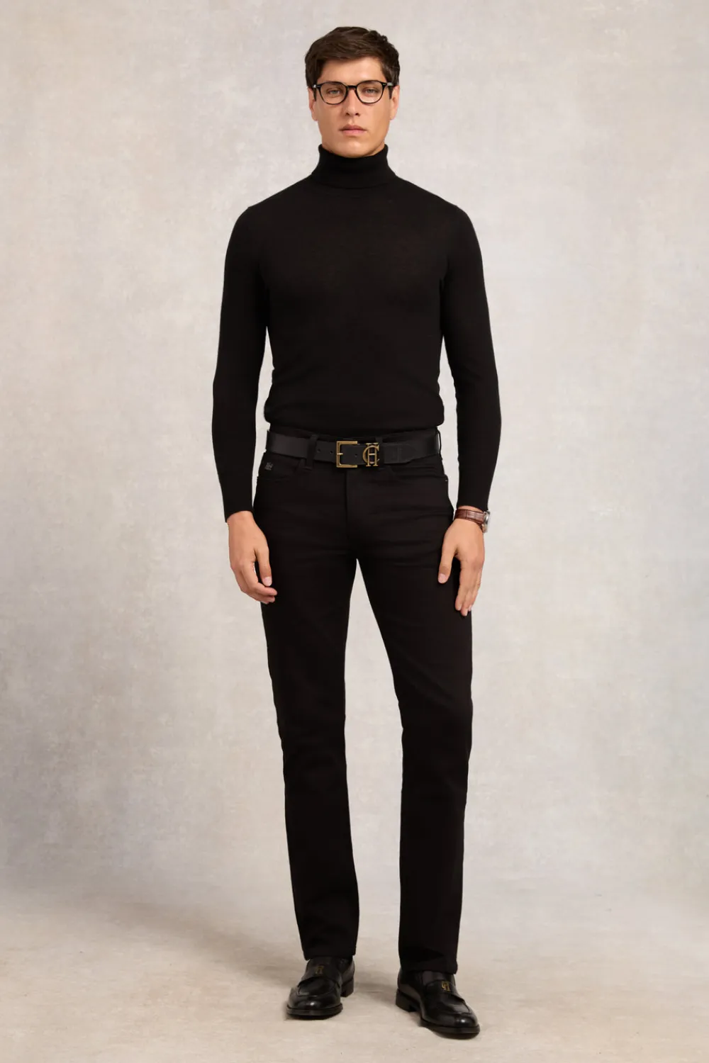 Holland Cooper Knitwear>Byron Roll Neck Knit