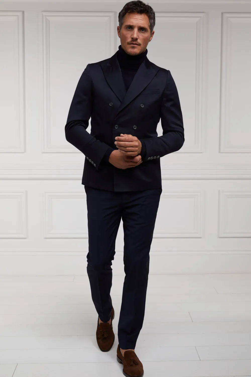Holland Cooper Knitwear>Byron Roll Neck Knit