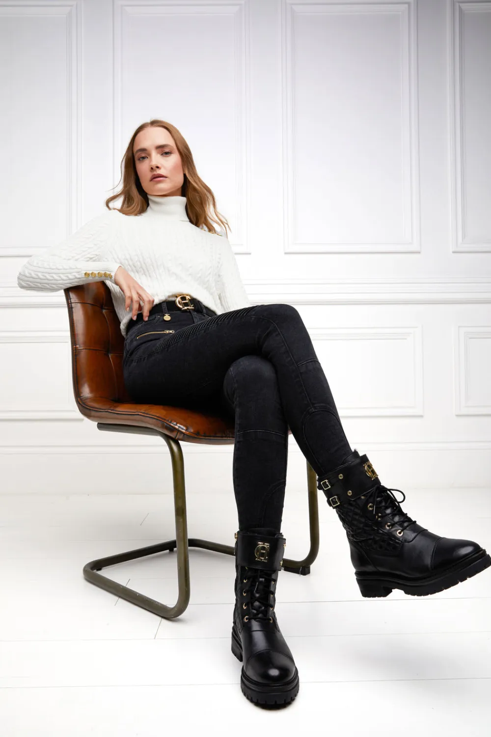 Women Holland Cooper Boots>Camden Biker Boot