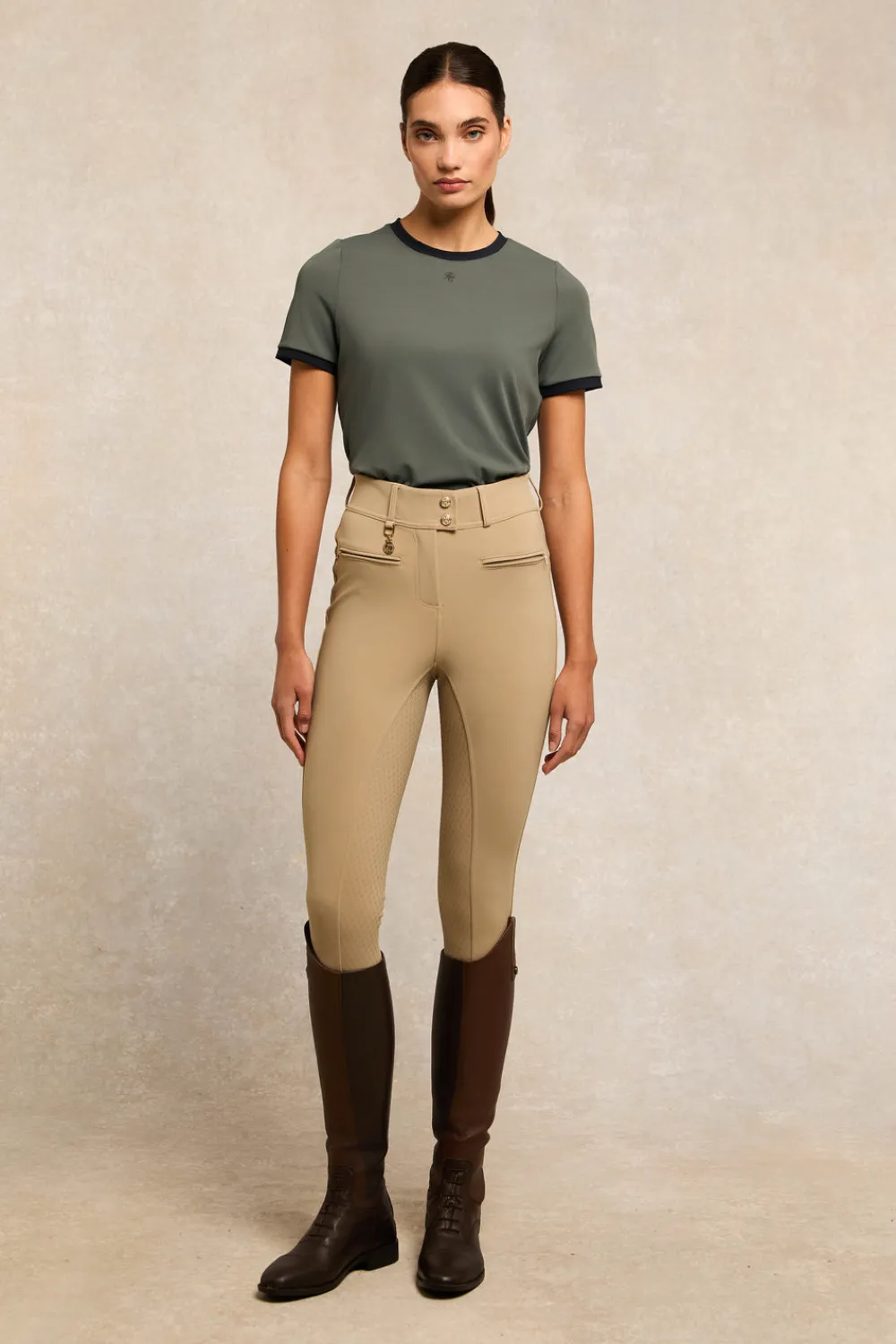 Holland Cooper Polo Shirts & Tees>Chiltern Ringer Tee