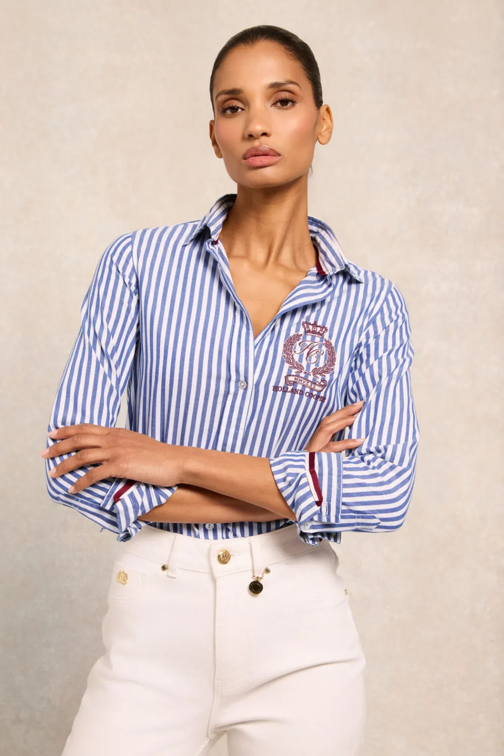 Women Holland Cooper Shirts & Blouses>Classic Button Down Shirt