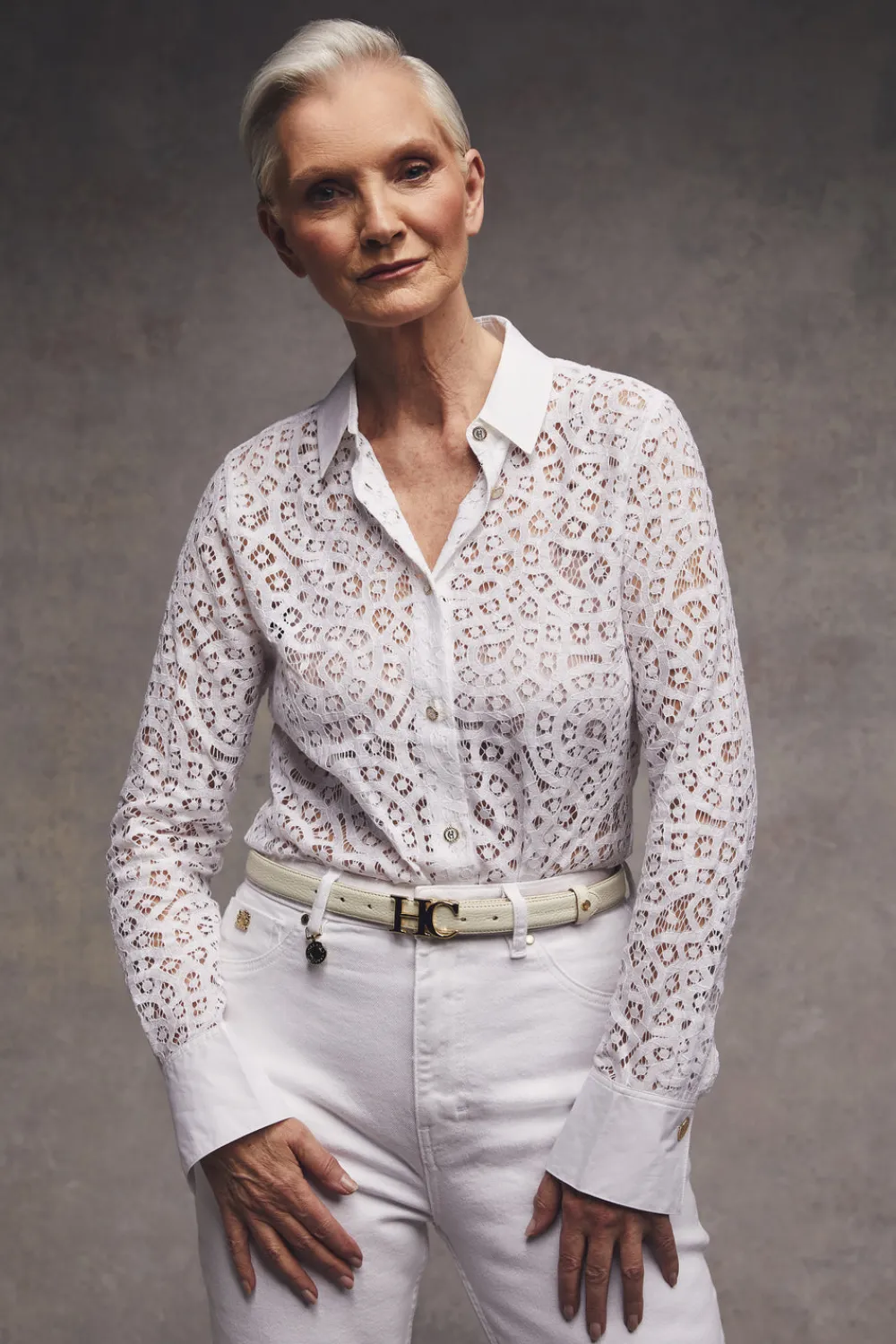 Women Holland Cooper Shirts & Blouses>Classic Lace Shirt
