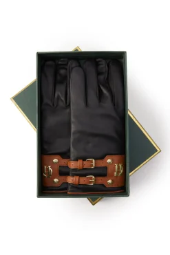 Women Holland Cooper Gloves|Gloves>Contrast Leather Gloves