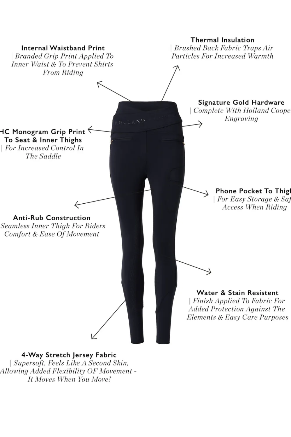 Holland Cooper Breeches>Cooper Training Breeches
