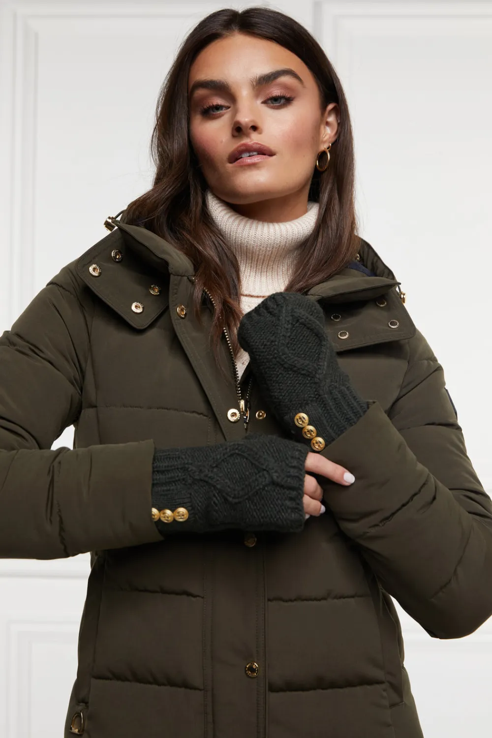 Women Holland Cooper Gloves|Gloves>Cortina Fingerless Gloves