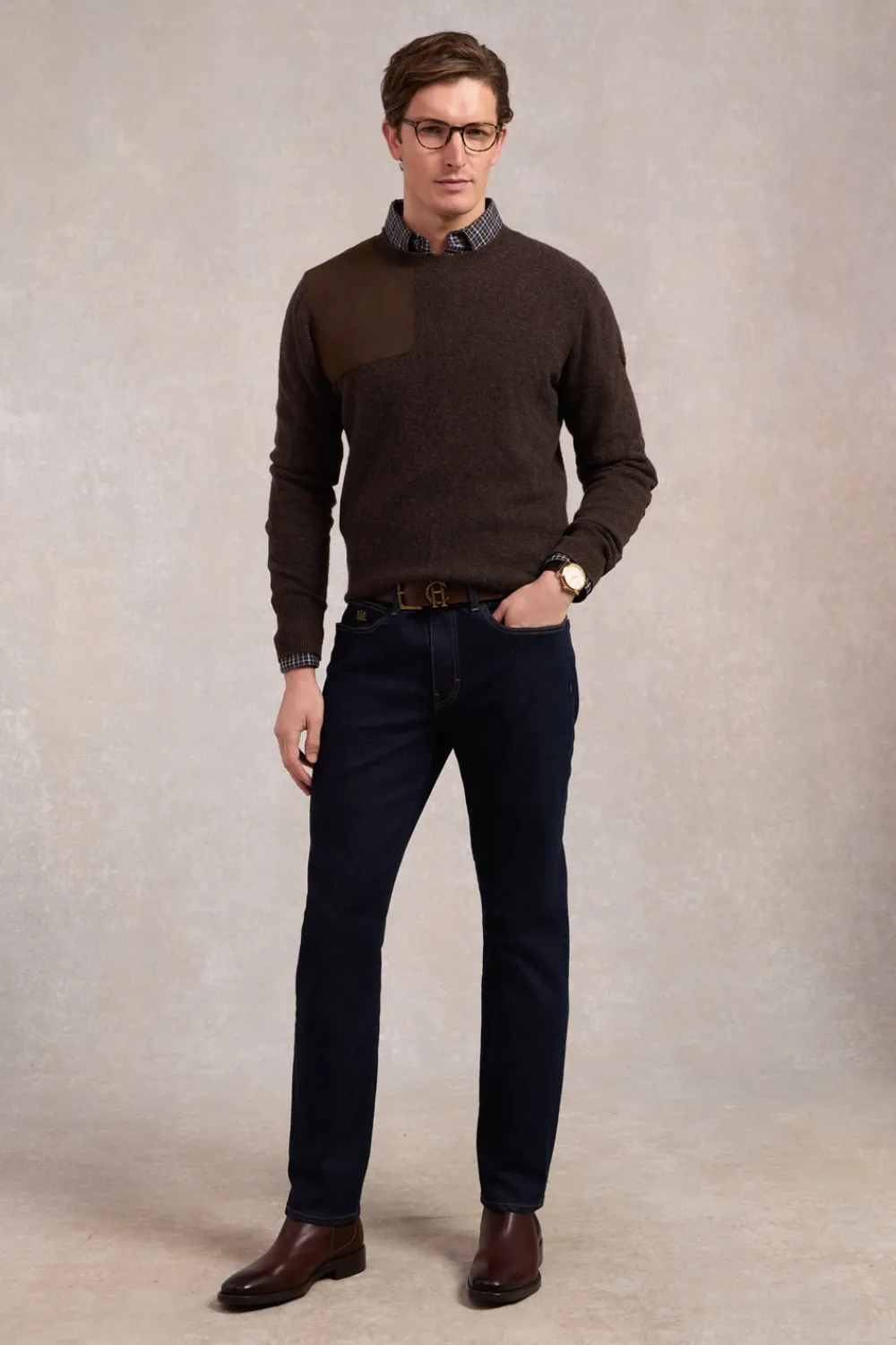 Holland Cooper Knitwear>Country Crew Neck Knit