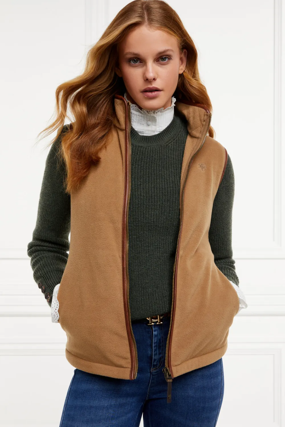 Women Holland Cooper Gilets|Fleeces>Country Fleece Gilet