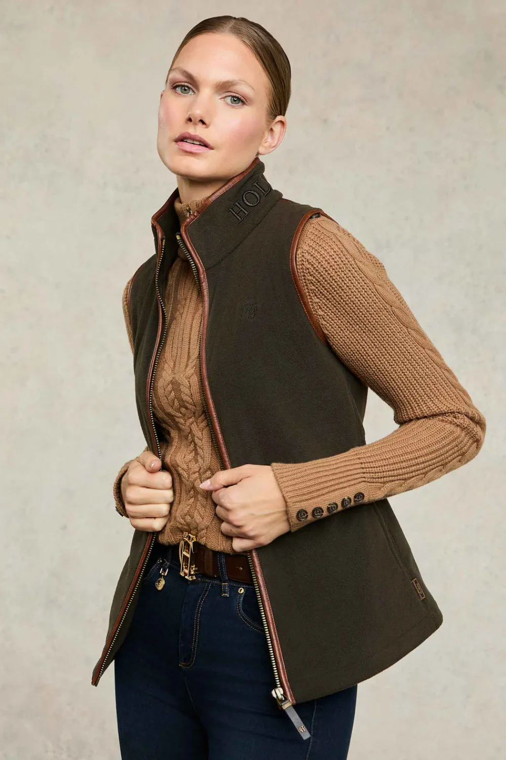 Women Holland Cooper Gilets|Fleeces>Country Fleece Gilet