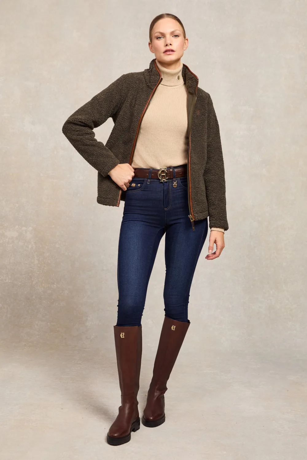 Women Holland Cooper Fleeces|Fleeces>Country Fleece Jacket
