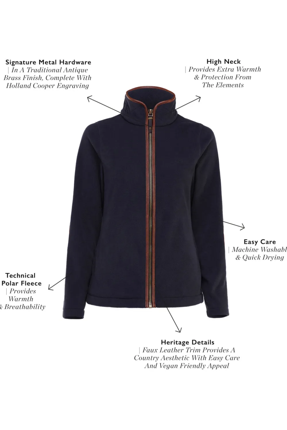 Women Holland Cooper Fleeces|Fleeces>Country Fleece Jacket