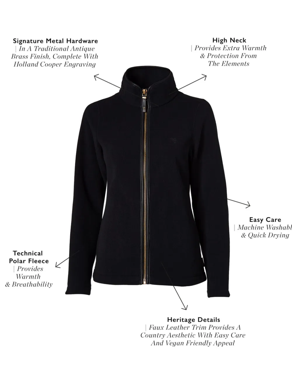 Women Holland Cooper Fleeces|Fleeces>Country Fleece Jacket