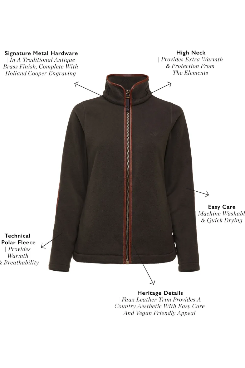 Women Holland Cooper Fleeces|Fleeces>Country Fleece Jacket