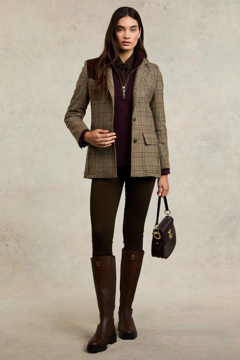 Women Holland Cooper Fleeces|Fleeces>Country Fleece Quarter Zip
