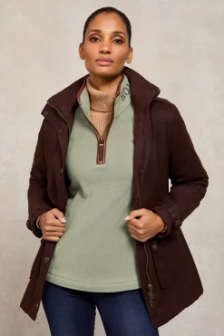 Women Holland Cooper Fleeces|Fleeces>Country Fleece Quarter Zip
