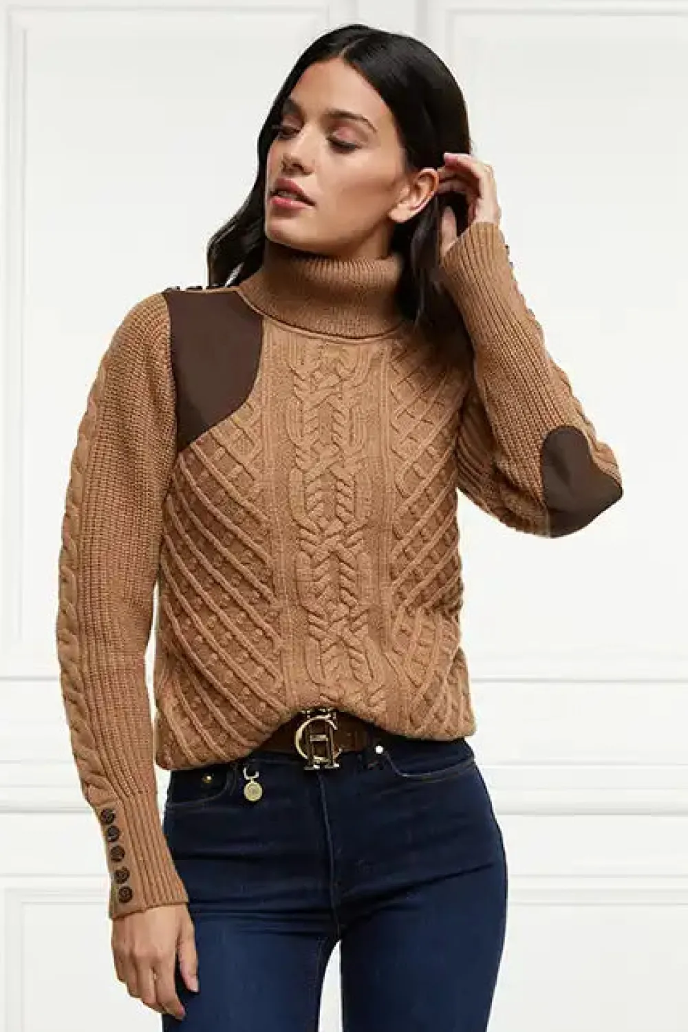 Women Holland Cooper Knitwear>Country Roll Neck Knit