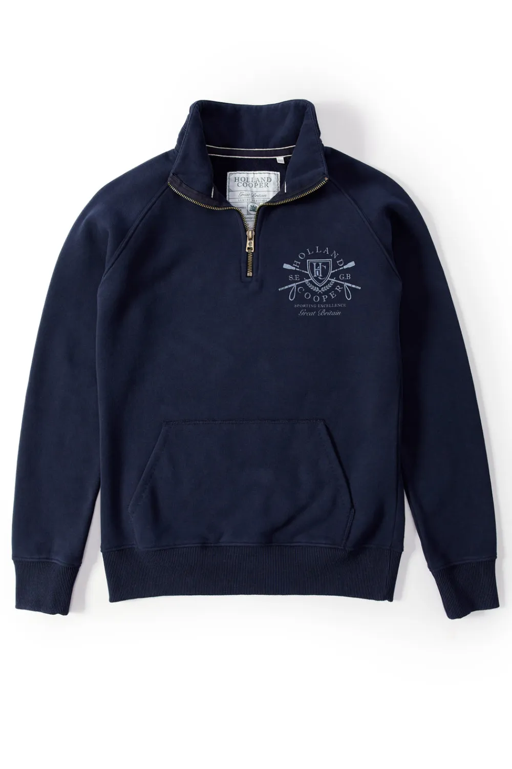 Women Holland Cooper Hoodies & Sweatshirts|Sweatshirts>Crest Zip Henley