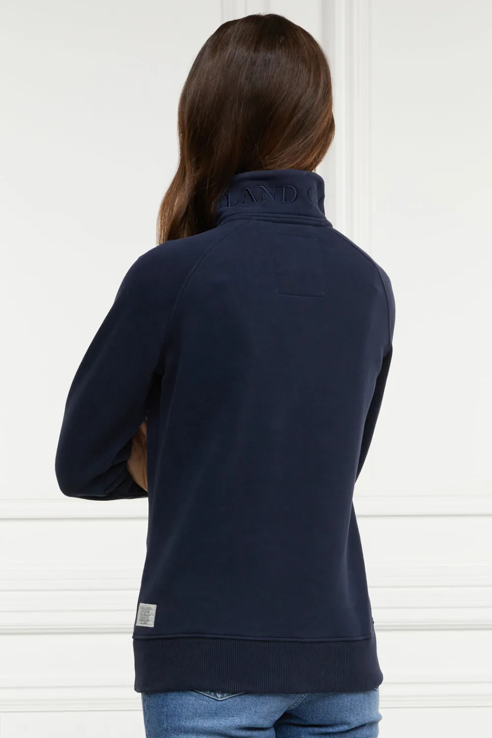Women Holland Cooper Hoodies & Sweatshirts|Sweatshirts>Crest Zip Henley