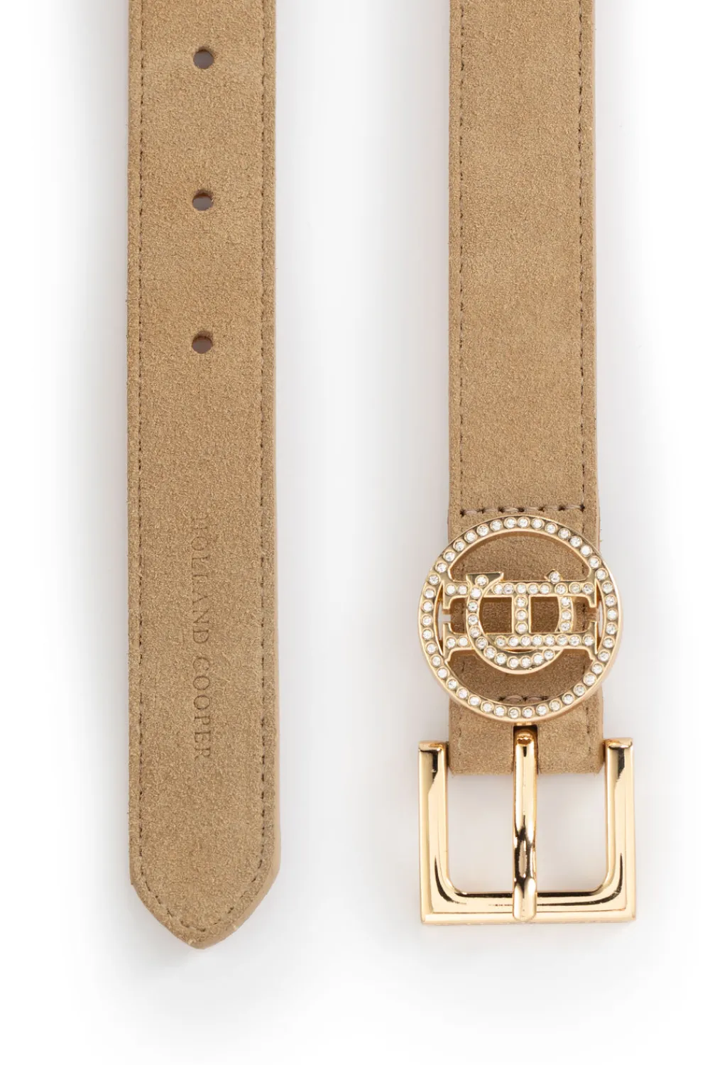 Women Holland Cooper Belts|Belts>Crystal Slim Logo Belt