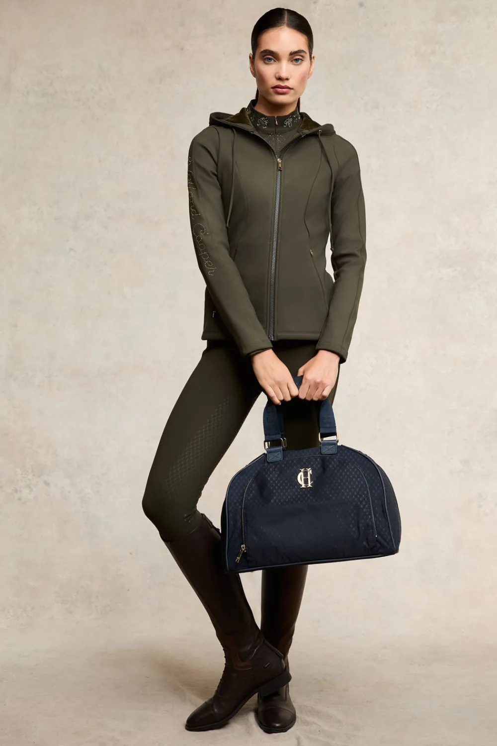 Holland Cooper Jackets>Crystal Zip Hoodie