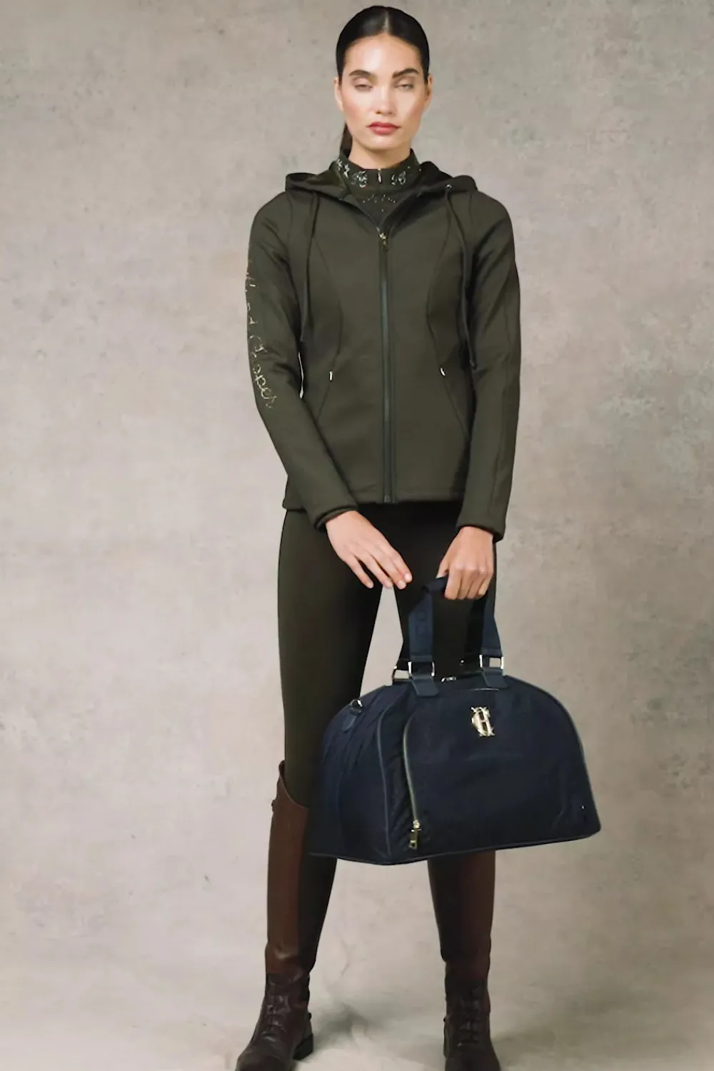 Holland Cooper Jackets>Crystal Zip Hoodie