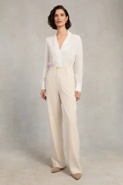 Women Holland Cooper Bodysuits|Shirts & Blouses>Cupro Shirt Bodysuit