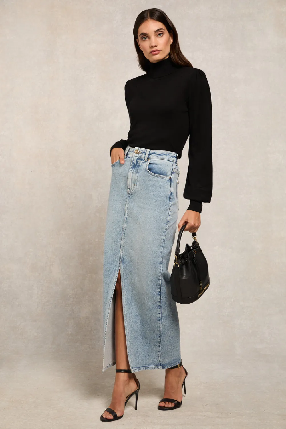 Women Holland Cooper Skirts>Denim Maxi Skirt