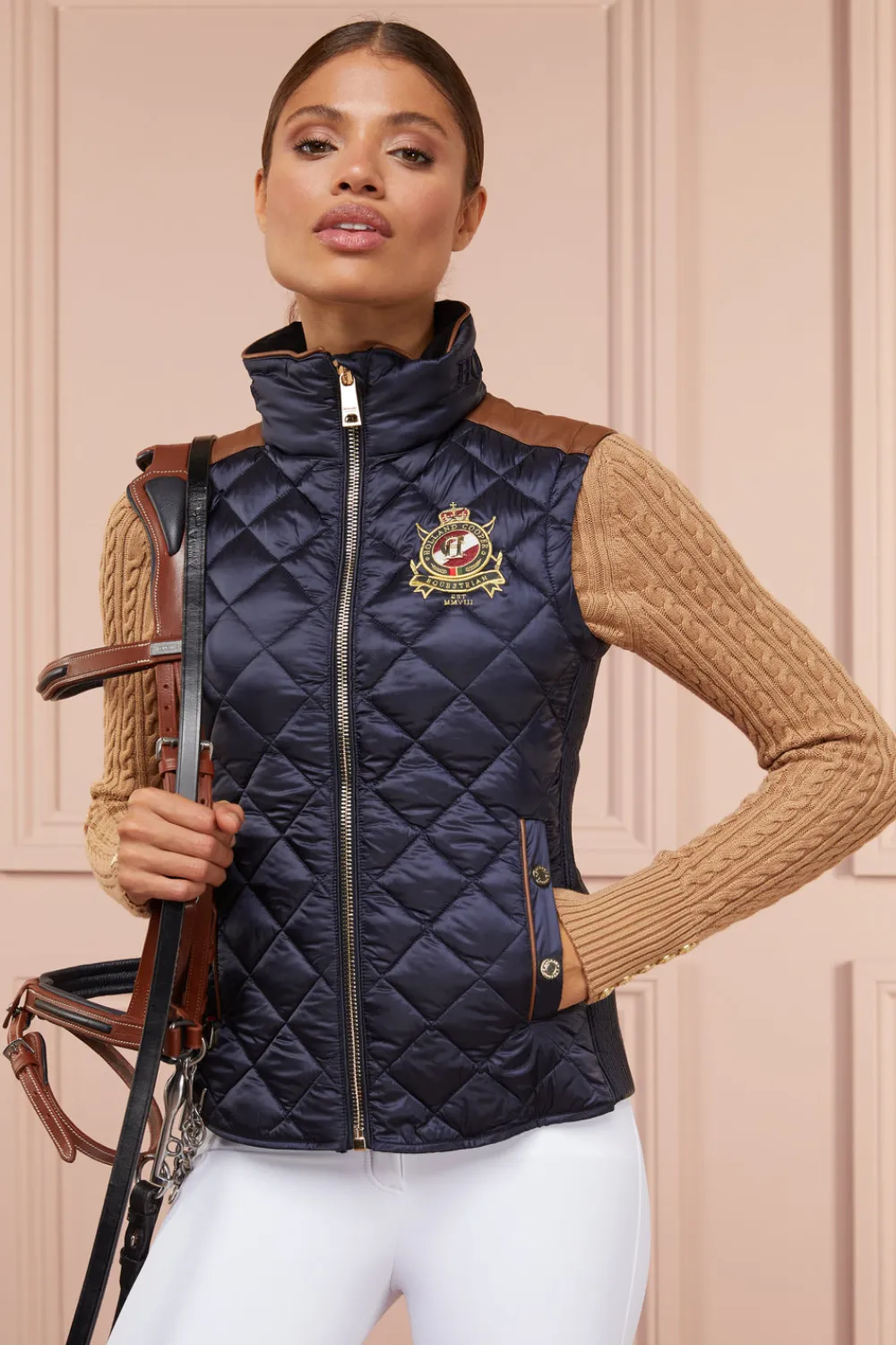 Women Holland Cooper Gilets|Gilets>Diamond Quilt Classic Gilet