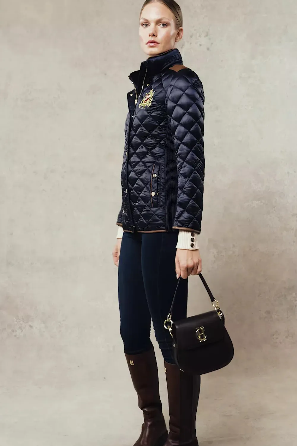 Women Holland Cooper Jackets|Jackets>Diamond Quilt Classic Jacket