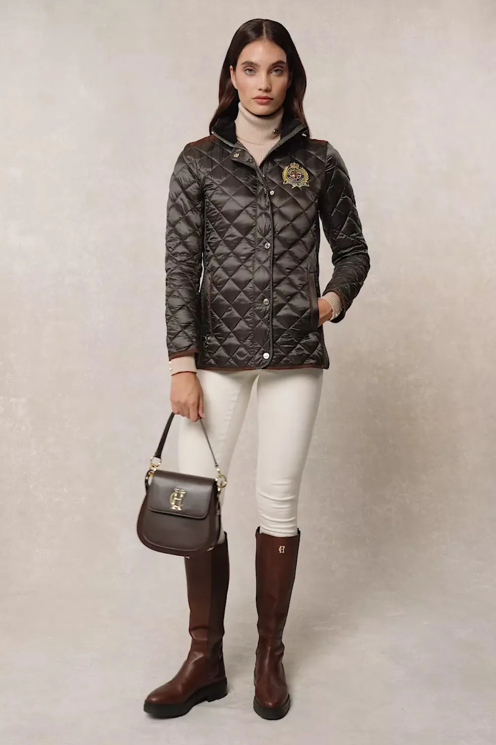 Women Holland Cooper Jackets|Jackets>Diamond Quilt Classic Jacket