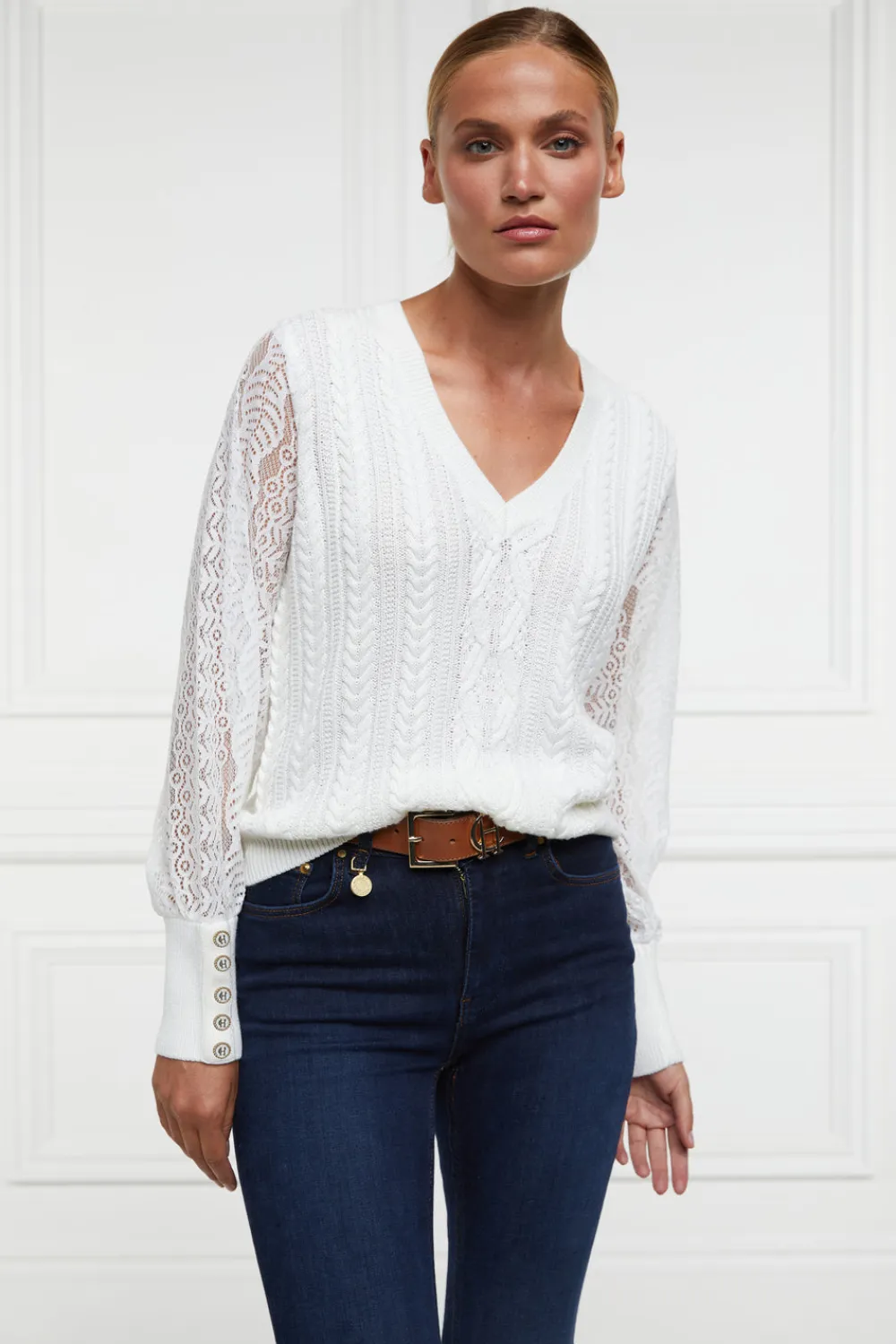 Women Holland Cooper Knitwear>Featherton V-Neck Knit