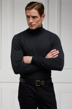 Holland Cooper Knitwear>Fine Roll Neck Knit