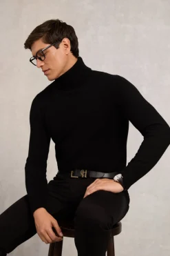 Holland Cooper Knitwear>Fine Roll Neck Knit